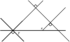The diagram shows five intersecting lines. 
